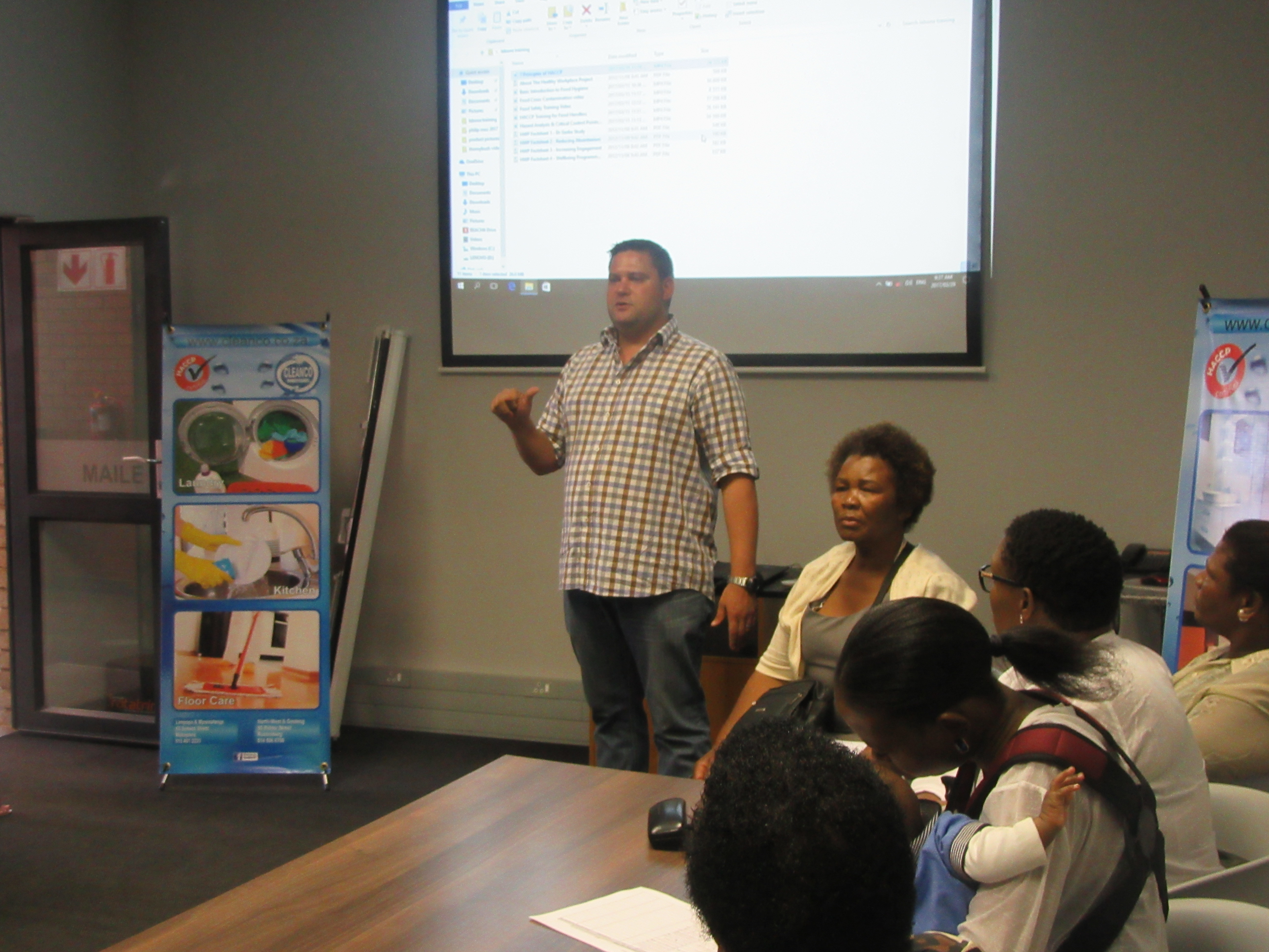 Food handling workshop