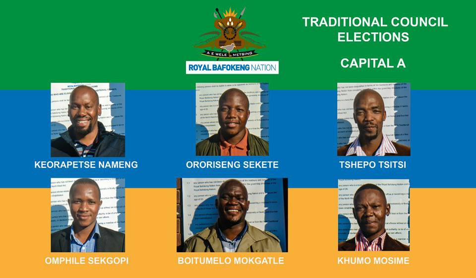 Traditional Councillors elections: Capital A