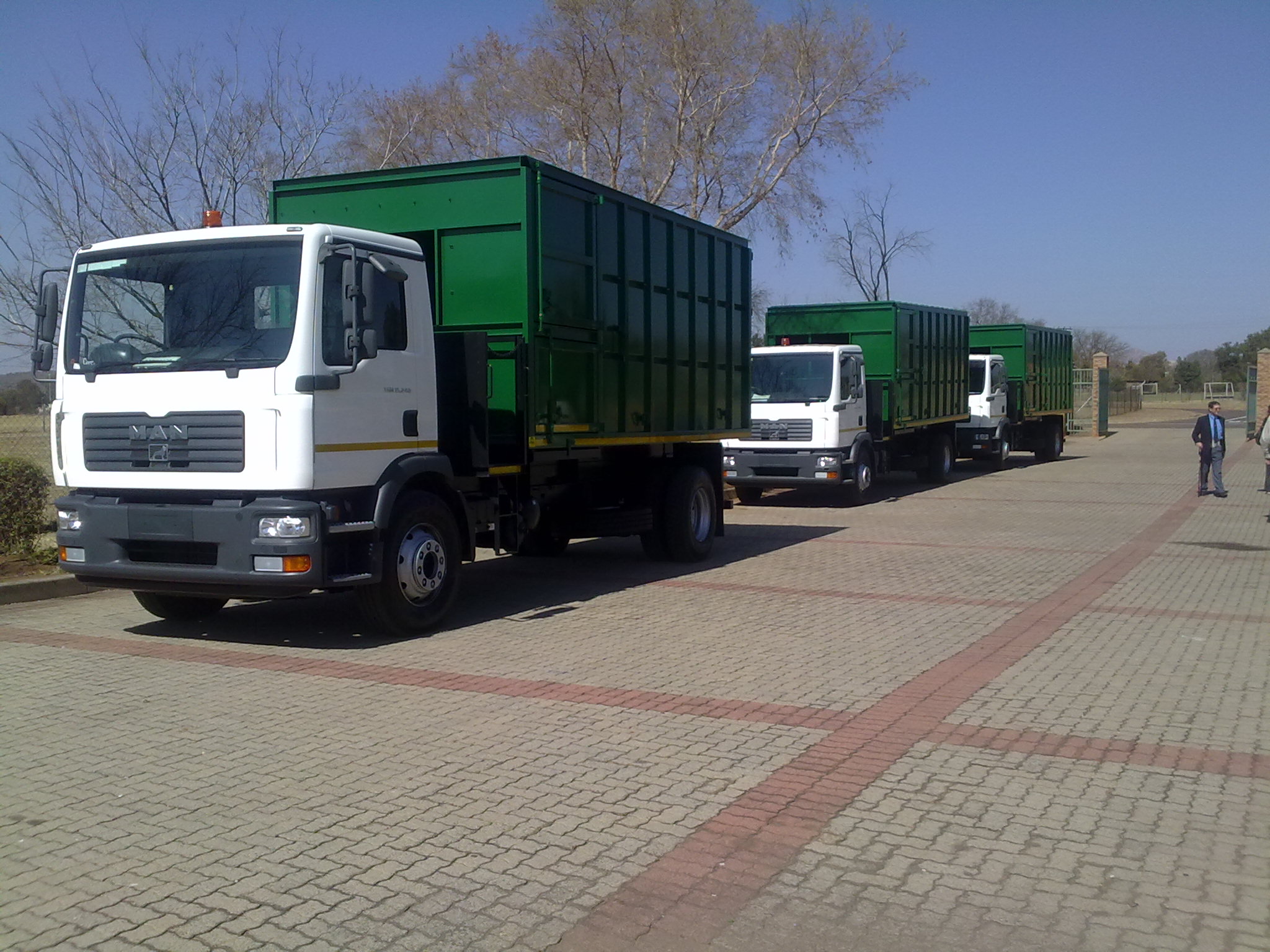 Hand over of waste management trucks to SMME's