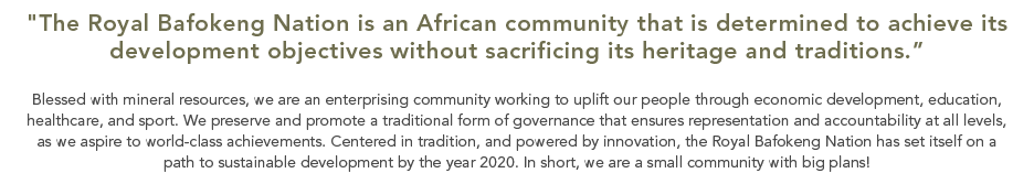 Royal Bafokeng Introduction