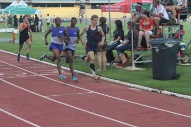 ARB athletes show casing their talent at the Inter High schools @ Royal Bafokeng sports palace in February 2014